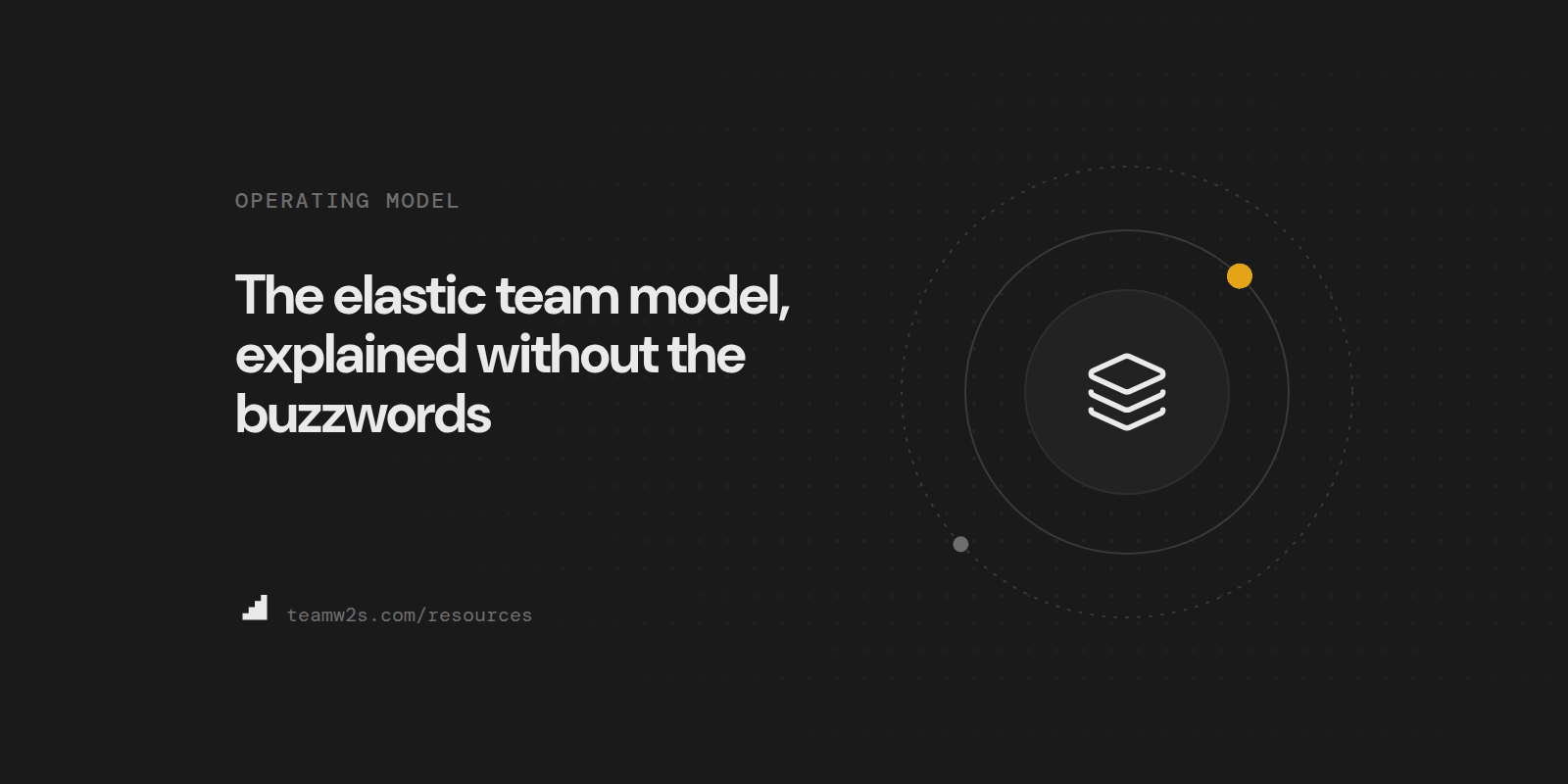 The elastic team model, explained without the buzzwords